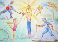 Стартовал всероссийский конкурс рисунков «Спорт глазами детей»