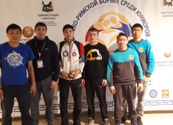 Спортсмены из Республики Алтай приняли участие в первенстве России по греко-римской борьбе среди юниоров до 21 года