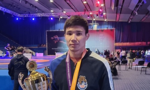 Баатыр Ечешев - серебряный призер Международного турнира по греко-римской борьбе