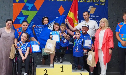 Спортсмены, представляющие Республику Алтай, успешно выступили на Всероссийских соревнованиях по роллер-спорту для детей с ОВЗ