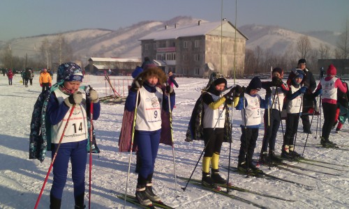 В праздничные дни в Еланде прошли соревнования по лыжным гонкам «Тур де Ски»