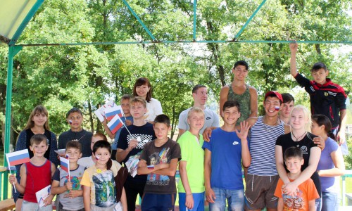 День флага в летнем лагере «Черемушки»